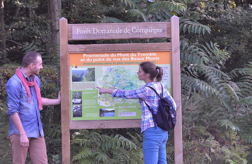 Les sentiers de la forêt de Compiègne ne sont qu'à 8km !