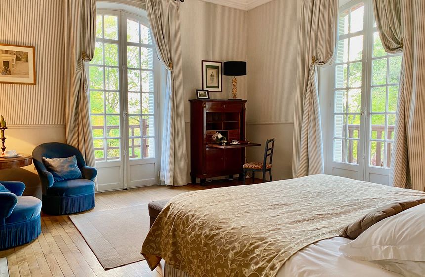 La chambre “La Coppélia” à la Villa du Châtelet