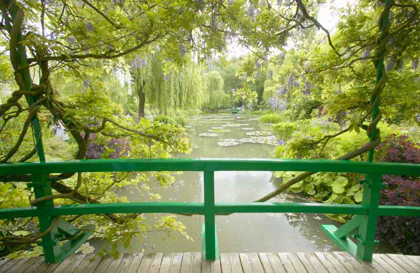 Le jardin de Claude Monet à Giverny 