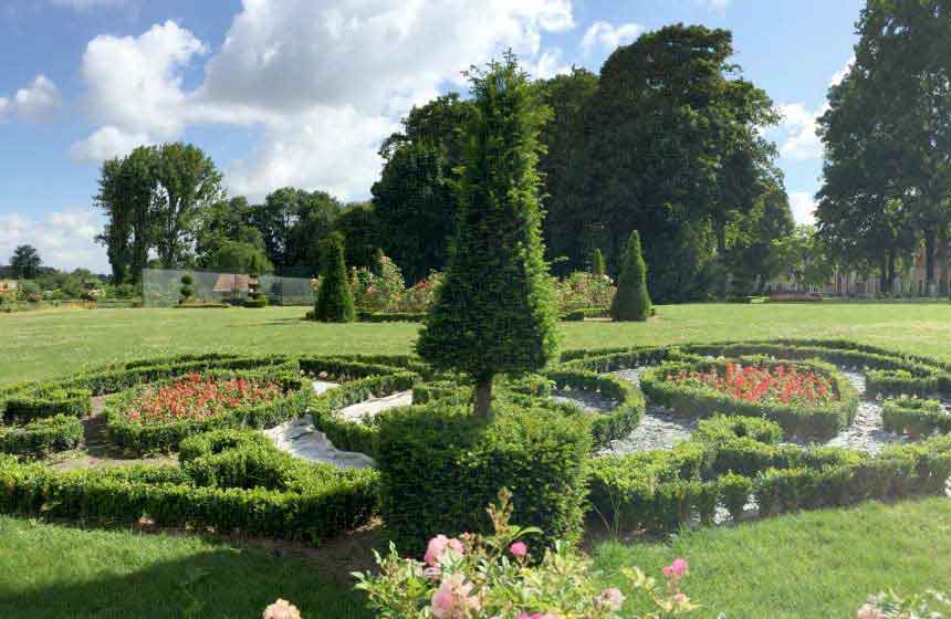 Les jardins à la française du Domaine de la Chartreuse
