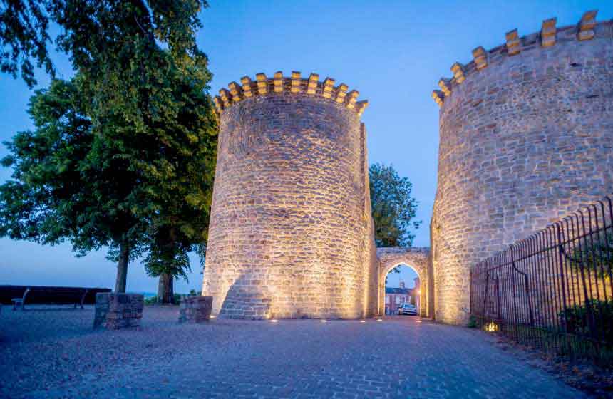 Une des portes fortifiées de Saint-Valery-sur-Somme