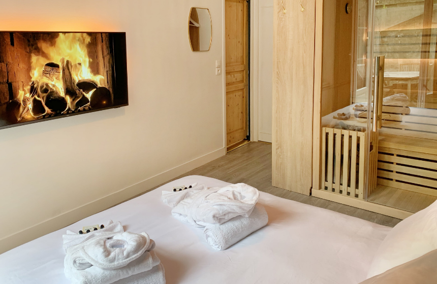 Votre chambre avec sauna privatif, Cosy Flat Senlis