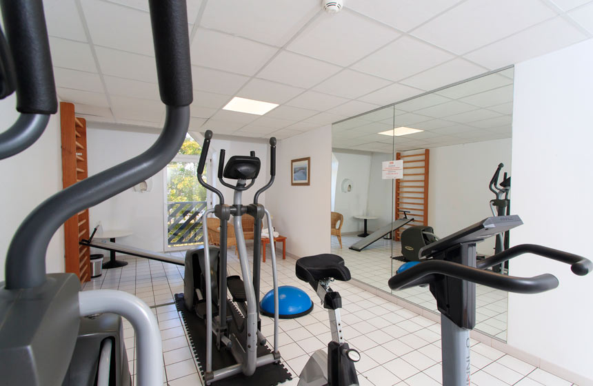 Salle de fitness en accès libre à l'hôtel Holiday Inn Resort Le Touquet