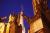 La flèche de la cathédrale d'Amiens scintillante