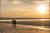 Coucher de soleil sur les plages de la Côte d'Opale