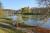 L'étang de Pierrefonds à l'automne