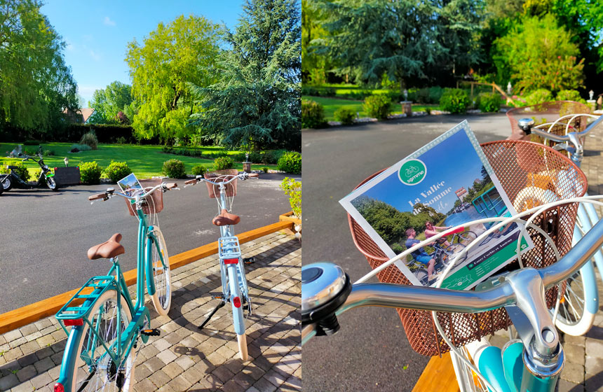 Les nouveaux vélos de ville à votre disposition au Clos du Clocher